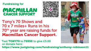 Tony on a Charity Run for MacMillan